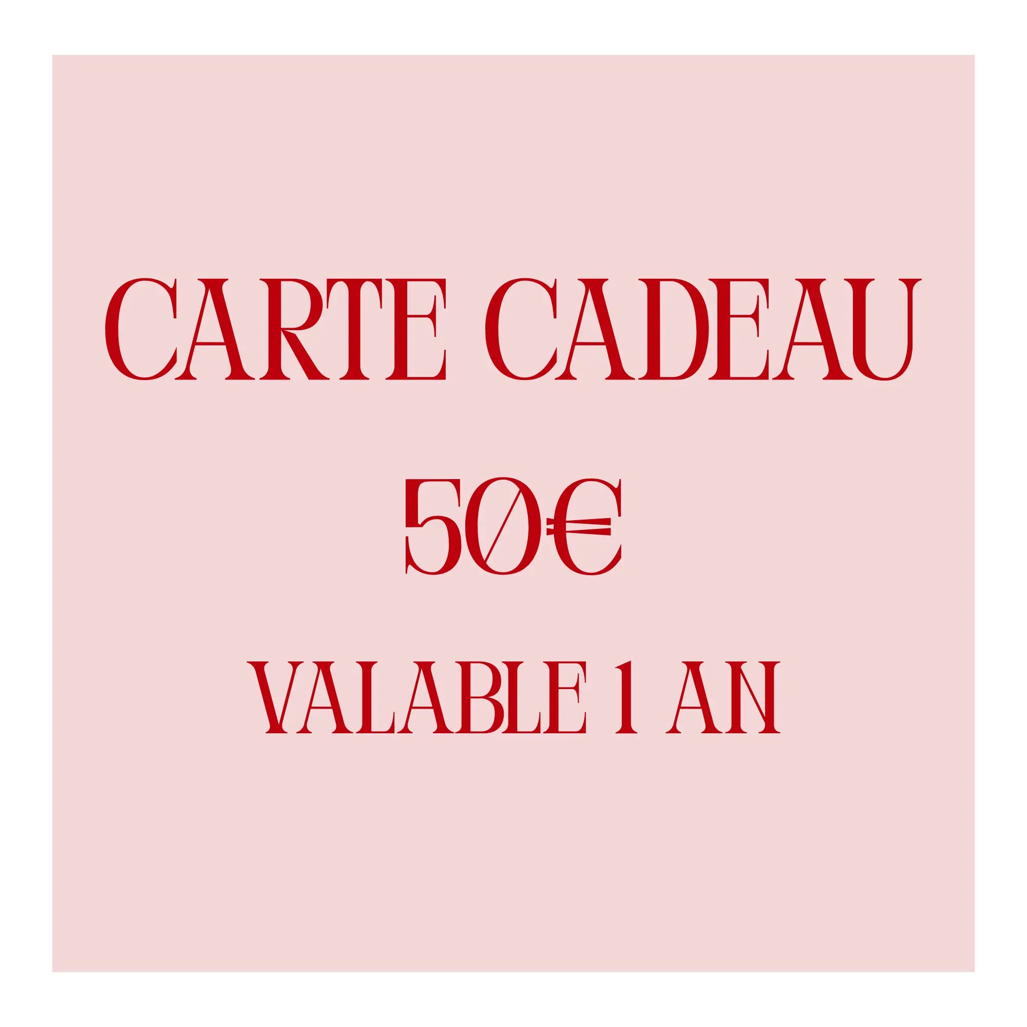 CARTE CADEAU