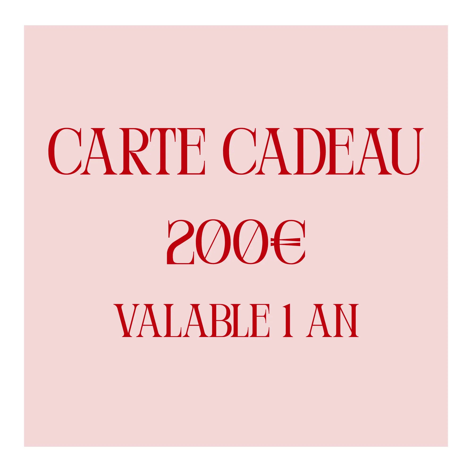 CARTE CADEAU