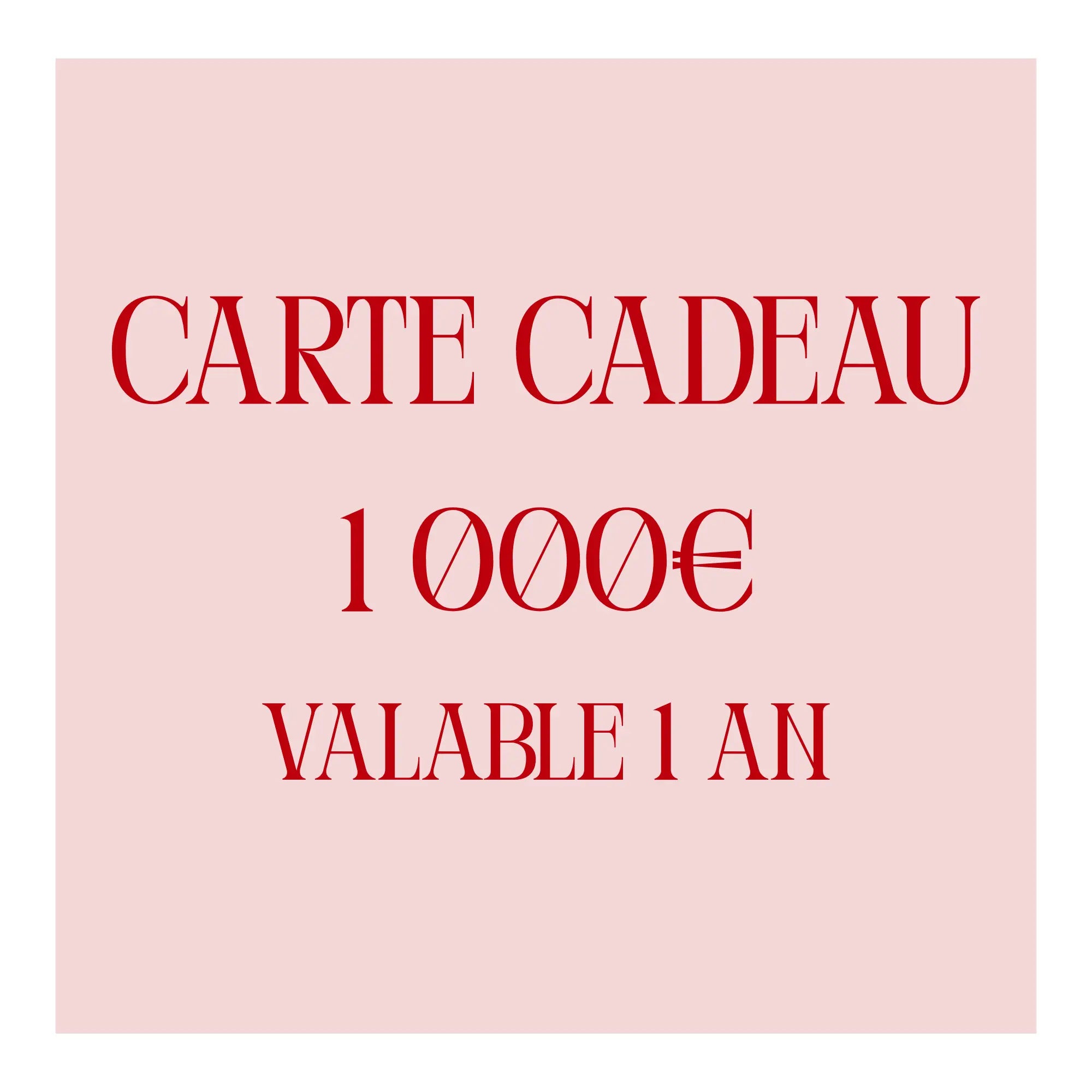 CARTE CADEAU