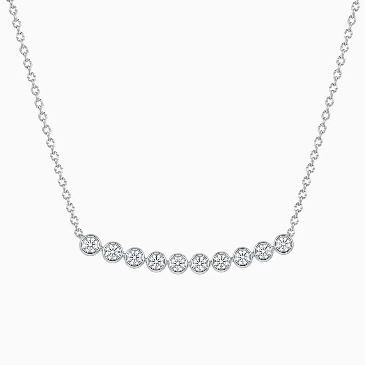 Collier 10 diamants