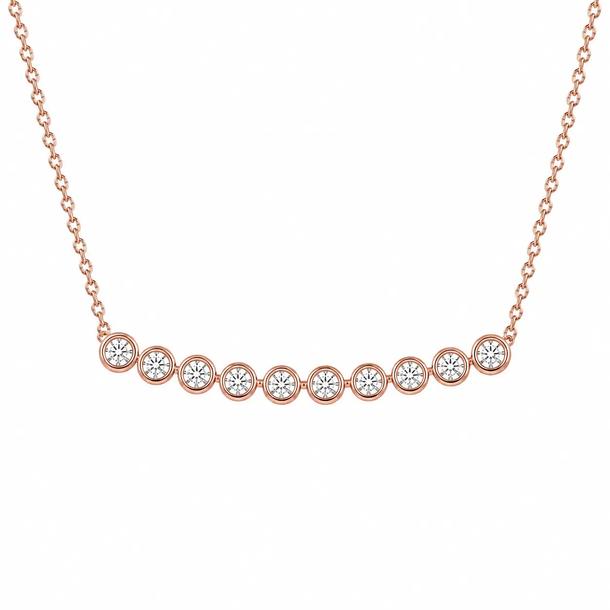 Collier 10 diamants