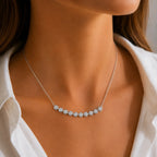 Collier 10 diamants