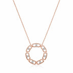 Collier cercle diamants