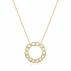 Collier cercle diamants
