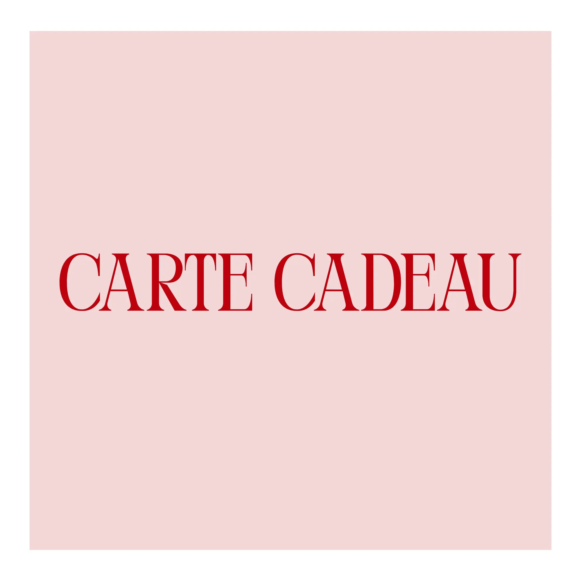 CARTE CADEAU