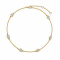 Bracelet Éclat en or jaune serti de diamants ronds – vue complète